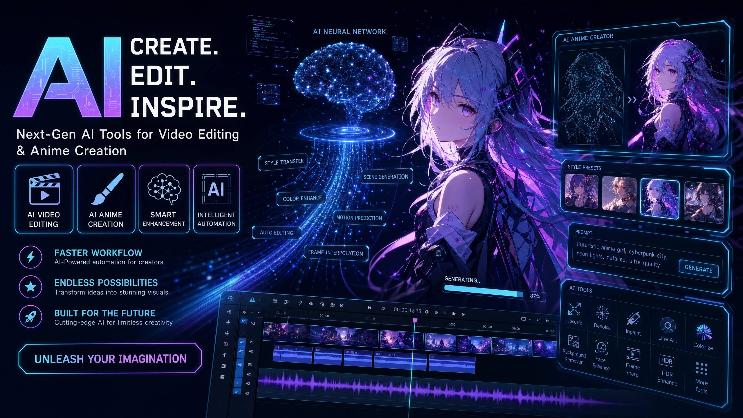溏心AI动漫创作工具平台
